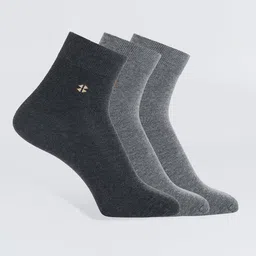 Camey Men Pack Of 3 Assorted Cotton Ankle-Length Socks-image-71