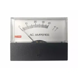 RS PRO Analogue Panel Ammeter 80 Input A AC, 76X74 mm, ±1.5 %, 1862517-26
