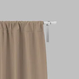 Parda Online Rust Set of 2 Black Out Window Curtain image 5