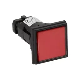 IDEC HW Series Square Flat LED Pilot Light with 22 mm Mounting Hole Dia, HW2P-1Q3R-picture-10