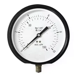Japsin Instrumentation Commercial Pressure Gauge 0 to 10.6 Kg/cm² Range 150 mm (6 inch) Dial Size, JIPL-CPG-150MM-B2-15