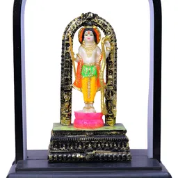 Aura White & Pink Lord Rama Religious Idol Showpiece-image-25