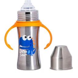 Adore Kids Magnus! Premium Wide Neck Feeding Bottle With Handle 250 ml - Orange Colored-image-89