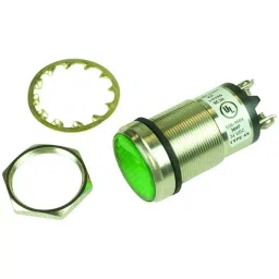 DIALIGHT PANEL MOUNT INDICATOR, LED, 25.4MM, GREEN, 24V, 556-1604-304F-picture-43