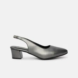 Marc Loire Textured Block Heel Mules image 3
