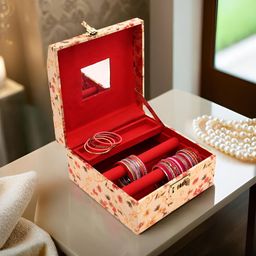 Aura Gold-Toned Set of 1 Regular Jewellery Organiser Organisers-86