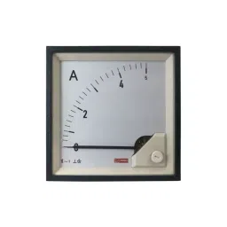 RS PRO Analogue Panel Ammeter 5  (Input, Scale)A AC, 92X92 mm, 1 % Moving Iron, 1862458-41