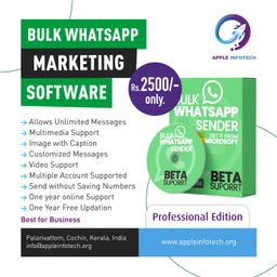 Apple Infotech Bulk WhatsApp Bulk Sending Cloud Based - Auto Reply image 1