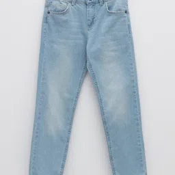 LC Waikiki Solid Button Down Slim Fit Jean Trousers - Light Indigo Blue-picture-36