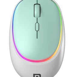 Portronics POR-2074 Toad IV Bluetooth Mouse with 2.4 GHz Wireless Dual Connectivity Rechargeable Connect up to 3 Devices RGB Lights Adjustable Optical DPI for Laptop PC Tablet Smartphone-Blue-12
