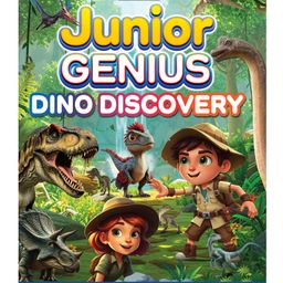 Dreamland Junior Genius: Dino Discovery Book for Kids Age 7+, Explore the World of Dinosaurs with Facts, Games, Puzzles, By Dreamland Publications Paperback - English-6