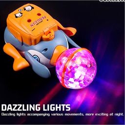 Sanjary TopBall Rotating Penguin with 360° Rotation, Light & Music toys for kids -Color & Design May Vary image 2
