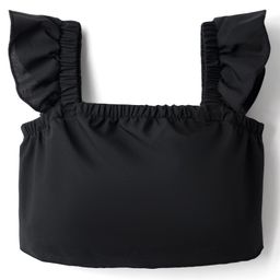 Mark & Mia Sleeveless Solid Top & Skirt Set - Black & Red image 2