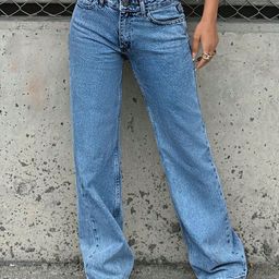 DressBerry Women Comfort Straight Fit High-Rise Light Fade Acid Wash Stretchable Jeans-image-87