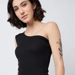 SZN One Shoulder Crop Top-image-66