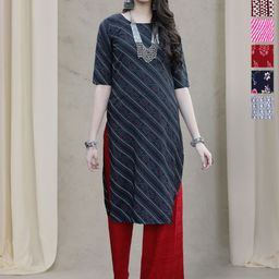 7Threads Selection Of 6 Printed Straight Kurtas-image-48