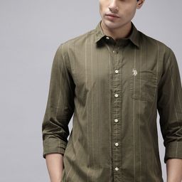 U.S. Polo Assn. Denim Co. Striped Pure Cotton Casual Shirt-picture-43