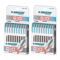 Hauser Q10 0.7 mm Ball Pen Wallet Pack (Pack of 20 Pcs)-picture-42