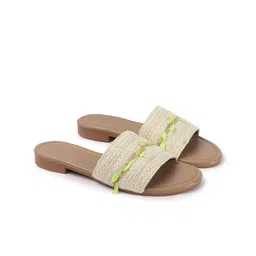 AVIVASTYLE Women Embellished Open Toe Flats-image-59
