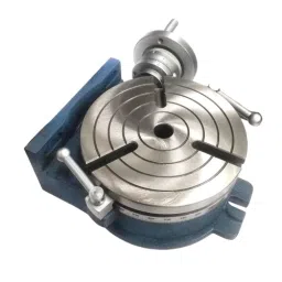 A.D INTERNATIONAL 360° Rotary Table Horizontal and Vertical 8 inch (200 mm) Table Diameter for Milling, Drilling, Boring, Grinding, Thread Cutting, JL-S878-BQNW-6