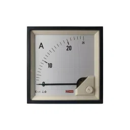 RS PRO Analogue Panel Ammeter 25 Input A AC, 92X92 mm, 1 % Moving Iron, 1862460-6