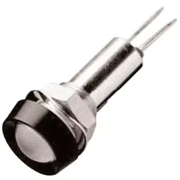 Oxley White Panel Mount Indicator, 8 mm Mounting Hole Size, Lead Wires Termination, STR/LH/8/FL30/WE-picture-40