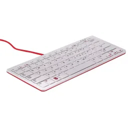 RASPBERRY-PI RASPBERRY PI KEYBOARD, RED/WHITE, UK, RPI-KEYB (UK)-RED/WHITE-3
