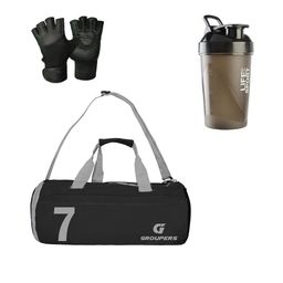 GROUPERS Printed Medium Foldable Sports or Gym Duffel Bag-image-82