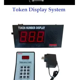 KK Mart Token Display System with Ding Dong Sound (3 Digit LED Display)- 5 Meter Connecting Wire image 2