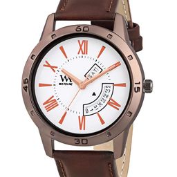 WM Men White & Brown Analogue Watch DDWM-033-picture-9