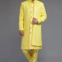 Utsav Fashion Embroidered Sherwani Set-image-28