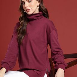 all about you Long Sleeves Pure Cotton Turtle Neck Sweatshirt-image-84