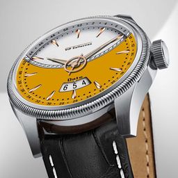 DOUBLERUN Men Dial & Leather Bracelet Style Straps Analogue Multi Function Watch H05N9026 image 5