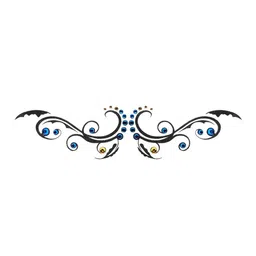 Comet Busters Body Jewel Temporary Tattoo-10