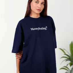 Untamed Clothing Women Typography Drop-Shoulder Sleeves T-shirt-picture-30