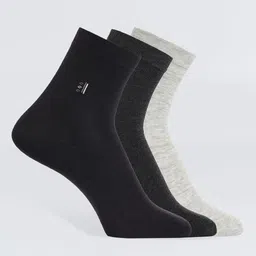 Camey Men Pack Of 3 Assorted Ankle-Length Socks-image-69