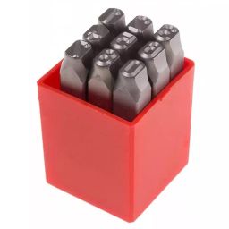 RS PRO 8mm x 9 Piece Engraving Number Punch Set (0 - 8), 8754746-14