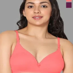 Eden Pack Of 2 Medium Coverage Non Padded T-shirt Bra-2