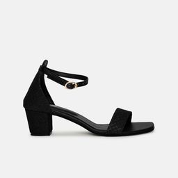 Marc Loire Open Toe Block Heels With Buckles image 3