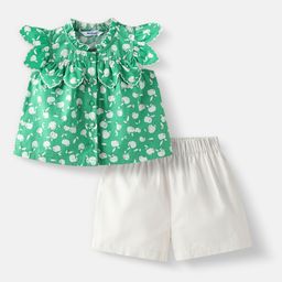 Nauti Nati Girls Printed Top with Shorts-22