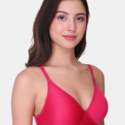 POOJA RAGENEE Seamless Lightly Padded Non-Wired Full Coverage Bra image 2