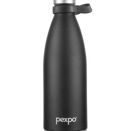 Pexpo Evok Stainless Steel Hot and Cold Vacuum Insulated ISI Certified Flask, 1000ml,Knight Black | Double Wall Flask | BPA Free | Office | School | Home | Kitchen | Travel | Hiking-17