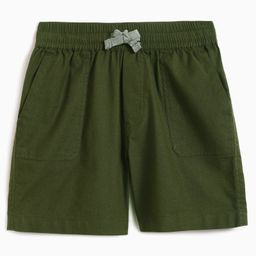 Campana Cotton Lycra Solid Shorts - Military Green-image-11