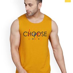 SLOWLORIS Pack Of 2 Printed Innerwear Vests VSL26 CMB(CHS MUSTARD)(NVR YELLOW)-image-77