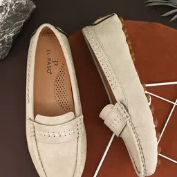 El Paso Women Lightweight Round Toe Loafers-18