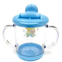 Kritiu Baby Sippy Spout Cup With Handles 200 ml & Rattel Fruit Feeder Combo Of 2 - Multicolor image 4