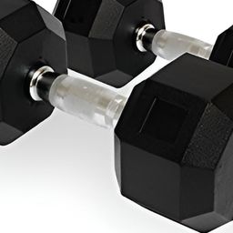 HackerX Set Of 2 Fixed Weight Dumbbell - 20Kg Each image 1
