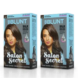 BBLUNT Salon Secret High Shine Creme Hair Colour Chocolate Dark Brown 3 - Pack of 2-picture-35