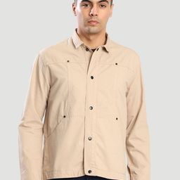 Bene Kleed Men Spread Collar Solid Pure Cotton Tailored Jacket-picture-22