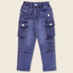 Wish Karo Boys Light Fade Stretchable Cargo Trousers-picture-28